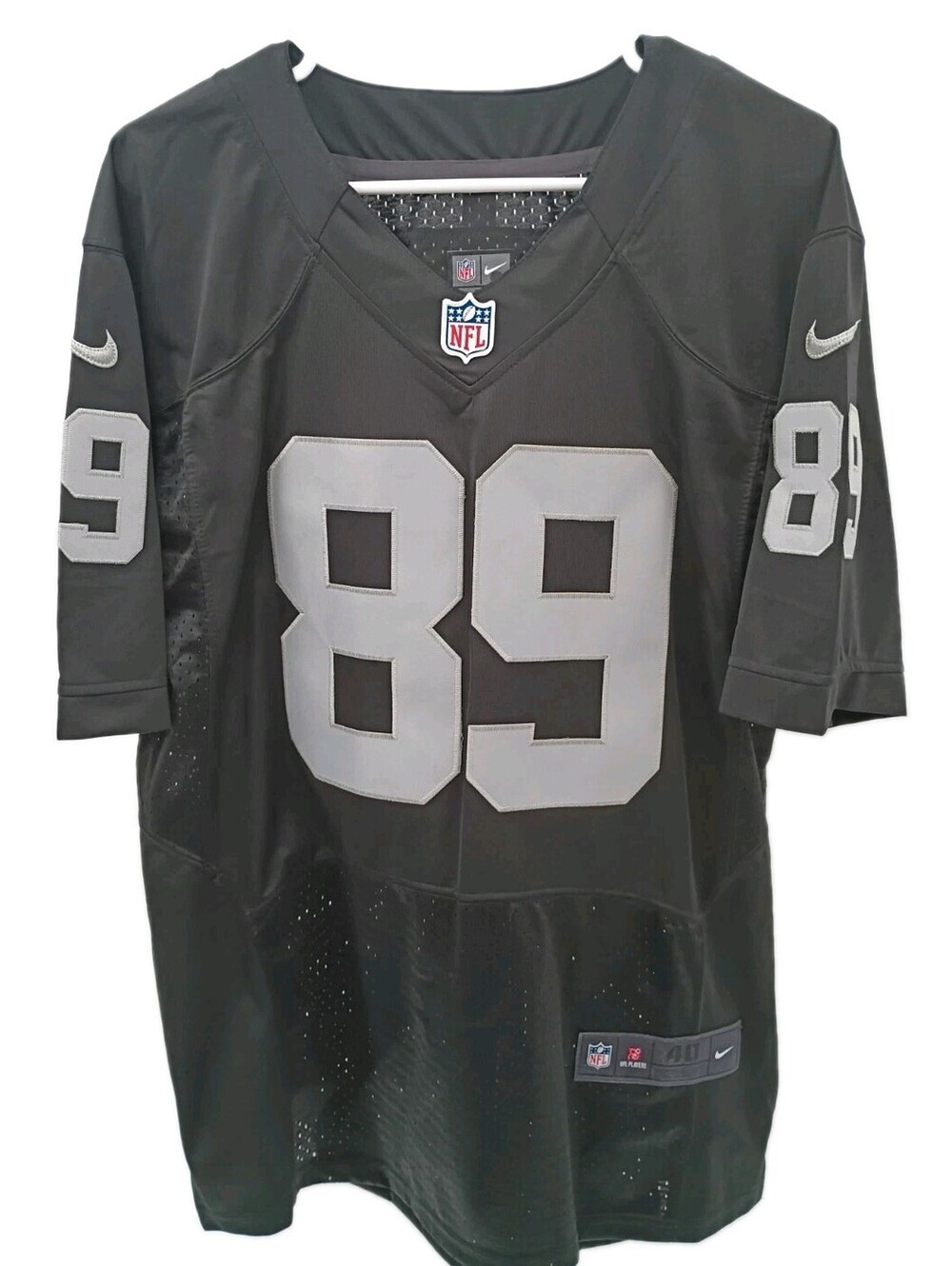 Oakland Raiders Amari Cooper # 89 Jersey Mens 40 Black NFL Nike On Field